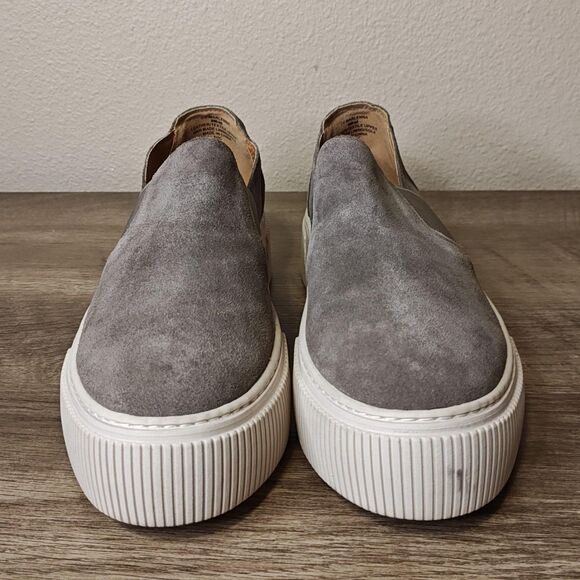 Lucky Brand Shoes Womens Size 9 Suede Slip On Platform Marlena Loafers Comfort - Picture 3 of 13